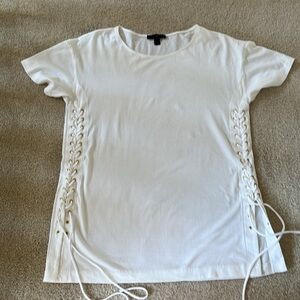 J Crew laced tee